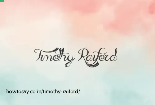 Timothy Raiford