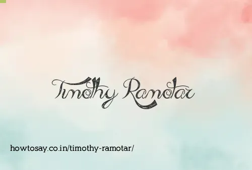 Timothy Ramotar