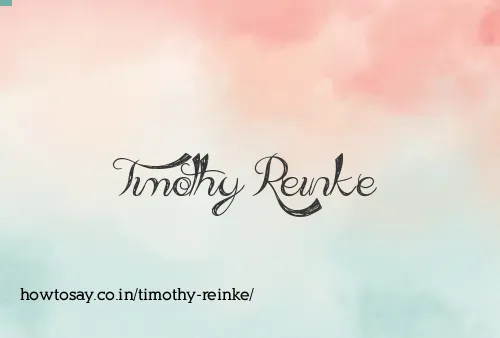 Timothy Reinke