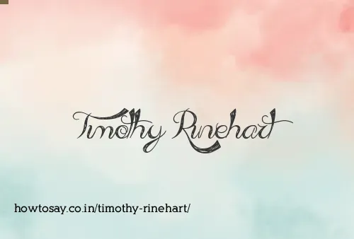 Timothy Rinehart