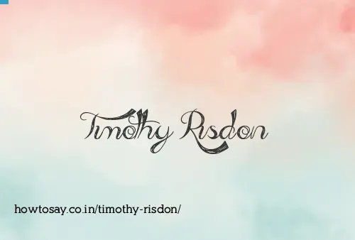 Timothy Risdon