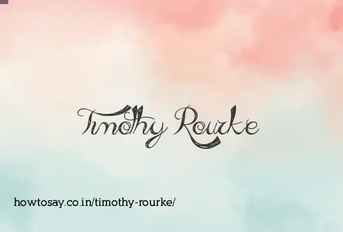Timothy Rourke