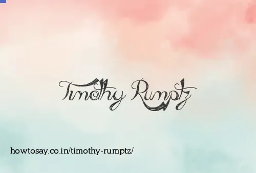 Timothy Rumptz