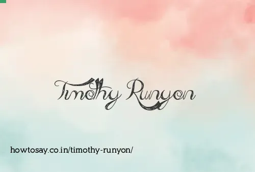 Timothy Runyon