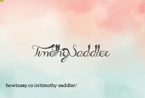Timothy Saddler