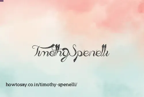 Timothy Spenelli