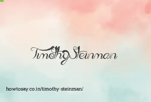 Timothy Steinman