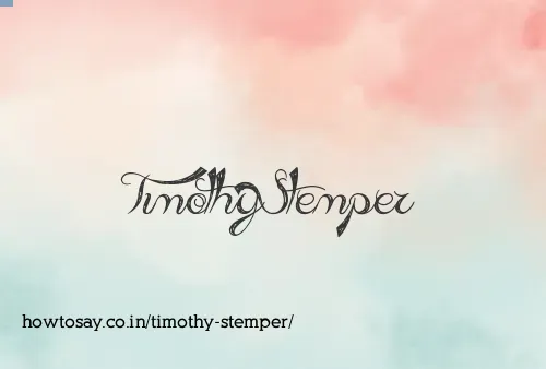 Timothy Stemper