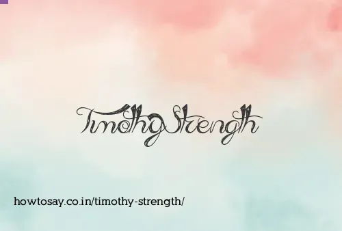 Timothy Strength