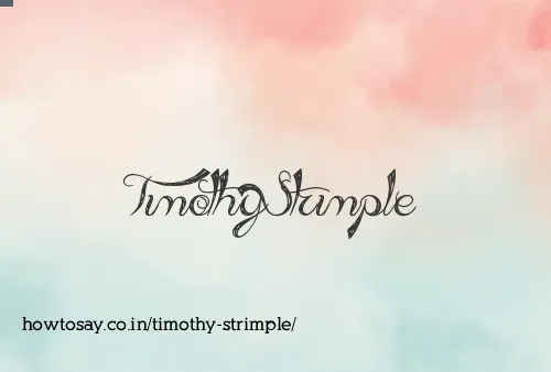 Timothy Strimple
