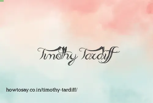 Timothy Tardiff