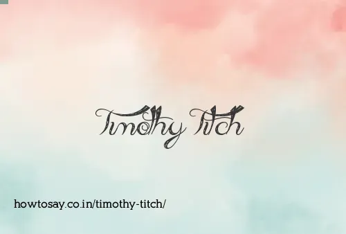 Timothy Titch