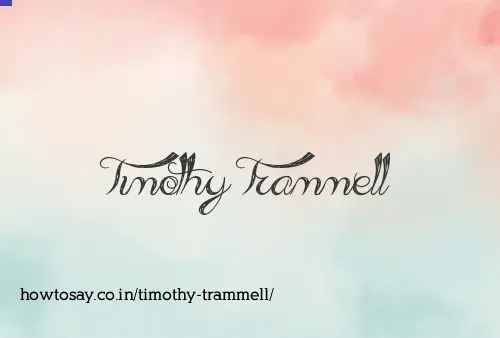 Timothy Trammell