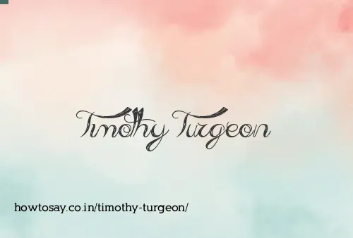 Timothy Turgeon