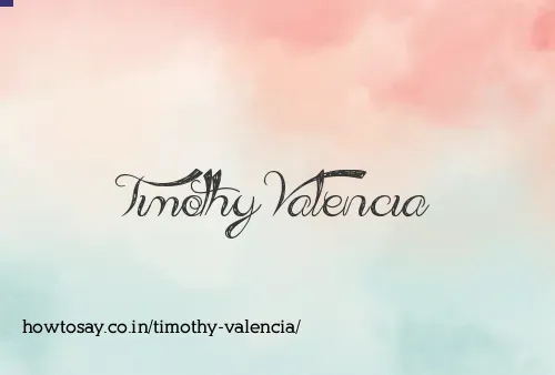 Timothy Valencia