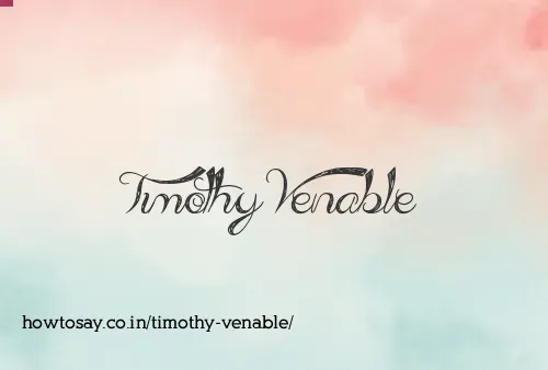 Timothy Venable