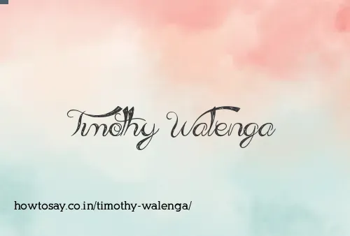 Timothy Walenga