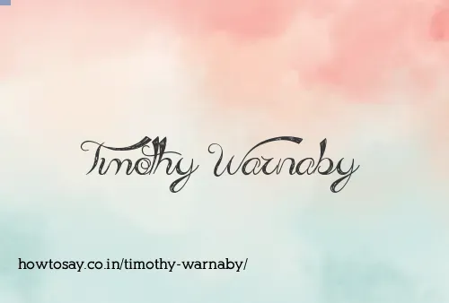 Timothy Warnaby