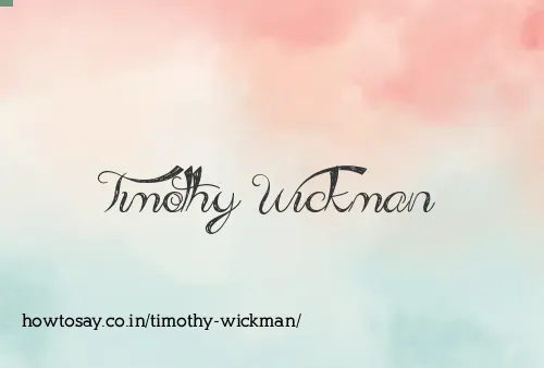 Timothy Wickman