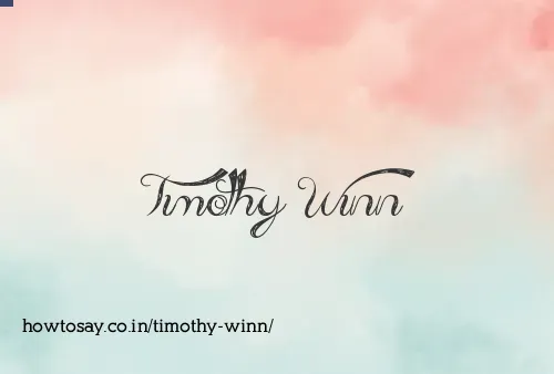 Timothy Winn