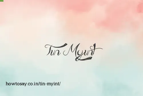 Tin Myint