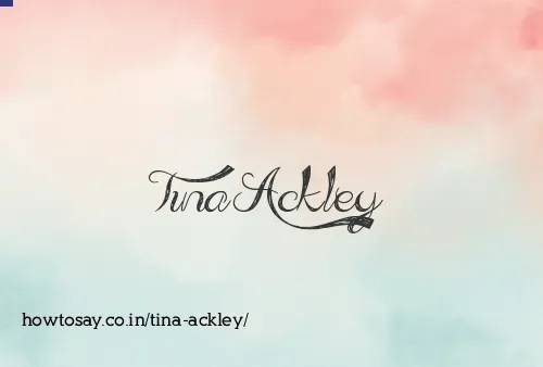Tina Ackley