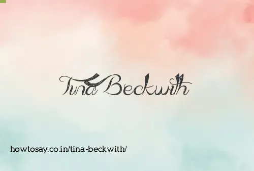 Tina Beckwith