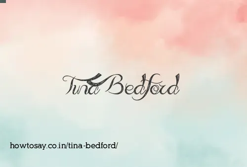 Tina Bedford