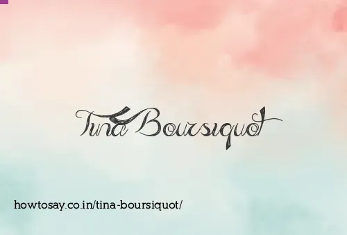 Tina Boursiquot