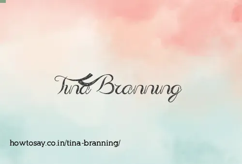 Tina Branning