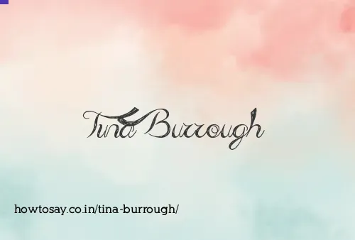 Tina Burrough