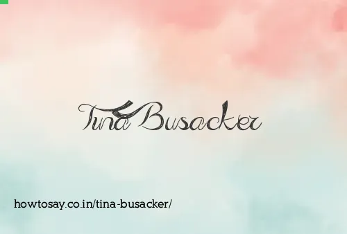 Tina Busacker