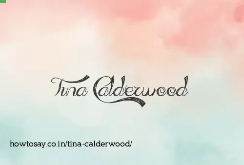 Tina Calderwood
