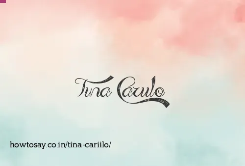 Tina Cariilo