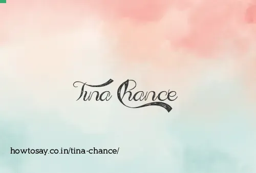 Tina Chance