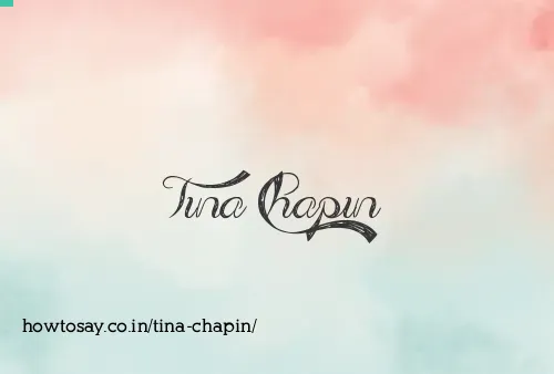 Tina Chapin