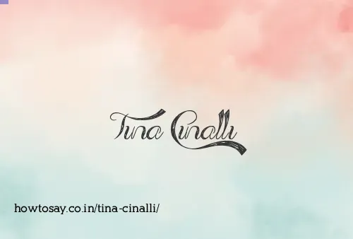 Tina Cinalli