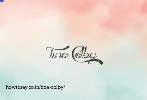 Tina Colby