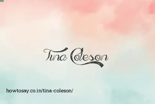 Tina Coleson