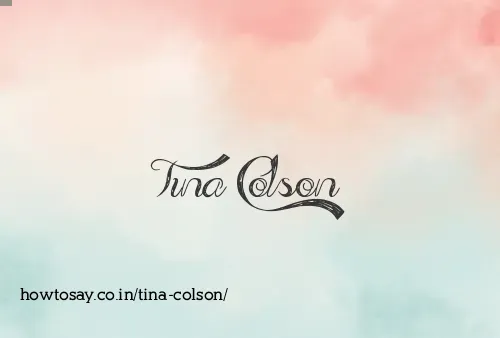 Tina Colson