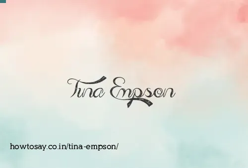 Tina Empson