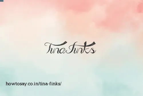 Tina Finks