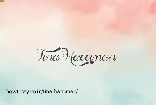 Tina Harriman