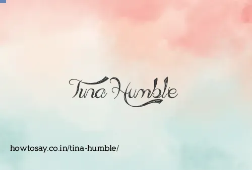Tina Humble