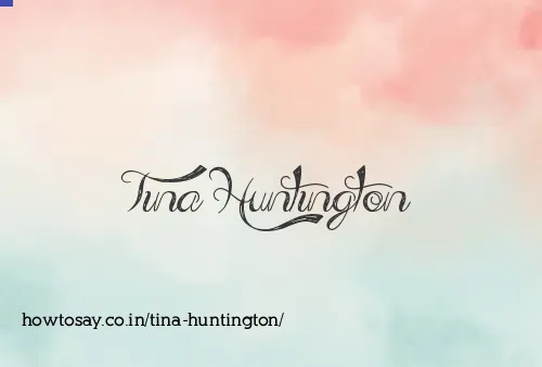 Tina Huntington