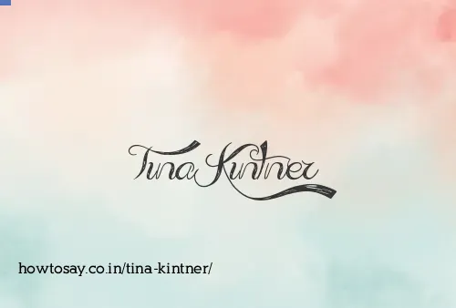 Tina Kintner