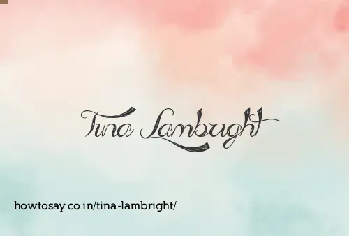 Tina Lambright