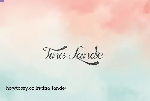 Tina Lande