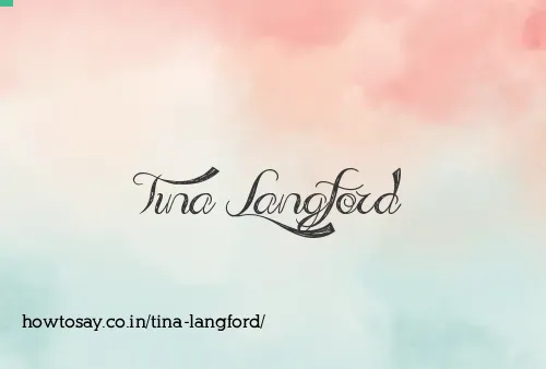 Tina Langford