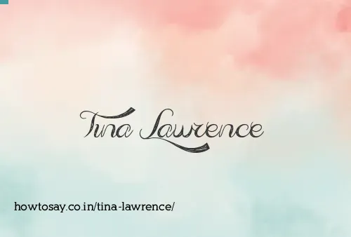 Tina Lawrence